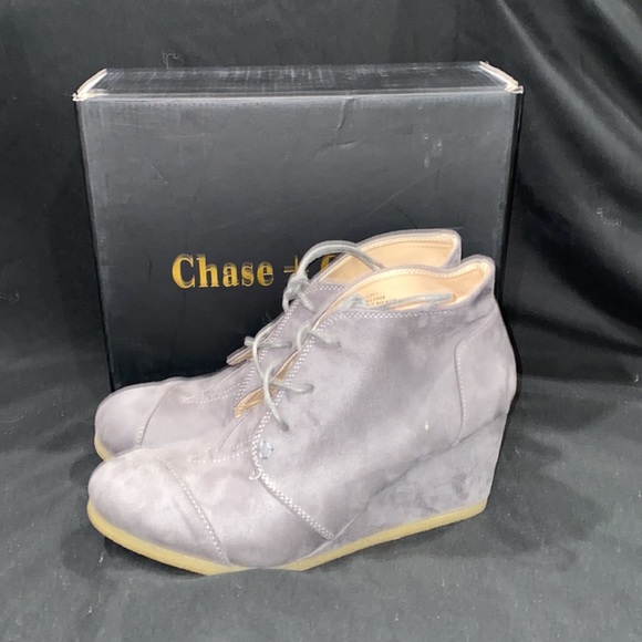 Chase + Chloe wedge booties - Picture 5 of 7